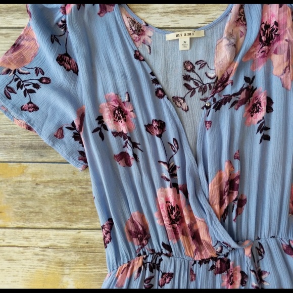 Floral dress romper - Picture 3 of 5